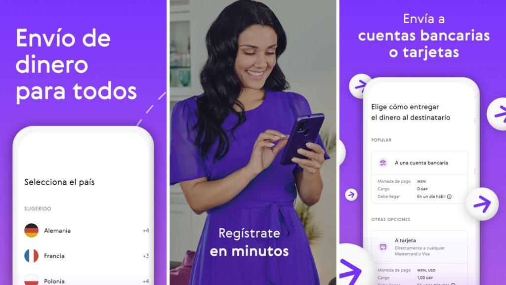 Paysend conecta tus finanzas con más de 170 países.