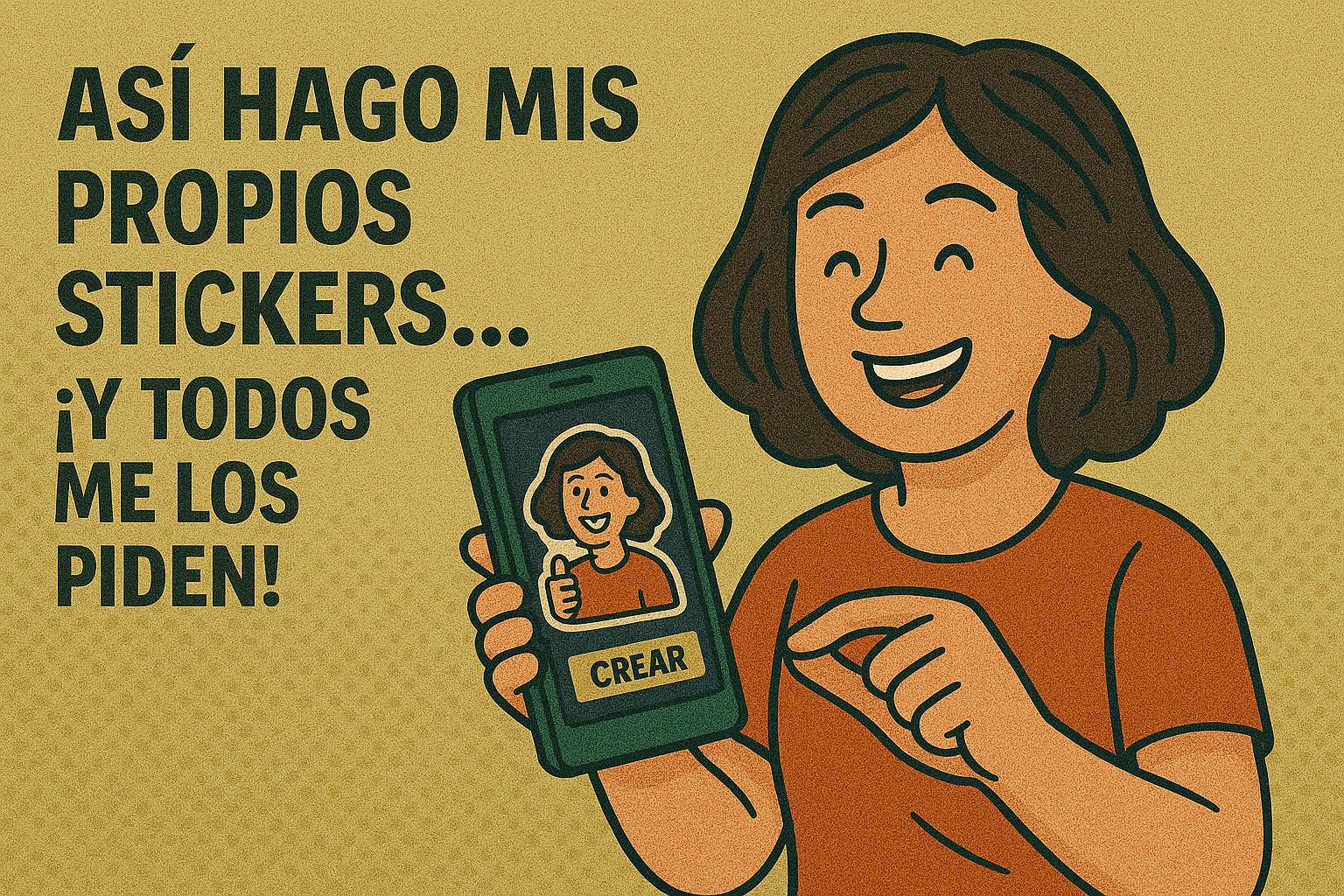 Así hago mis propios stickers… ¡y todos me los piden!
